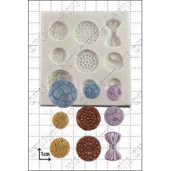 Κουμπιά Αντικέ - Καλούπι Σιλικόνης της FPC