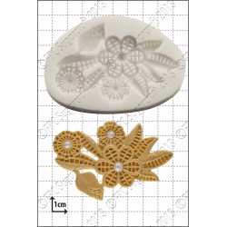 Art Deco Flowers - Καλούπι για Ζαχαρόπαστα - Σοκολάτα της FPC