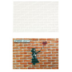 Καλούπι για δημιουργία υφής Τοίχου με Τούβλα σε Ζαχαρόπαστα