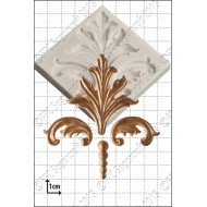 Damask Scrolls - Καλούπι για Ζαχαρόπαστα - Σοκολάτα της FPC