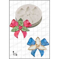 Χριστουγεννιάτικος Φιόγκος Καλούπι Σιλικόνης της FPC 