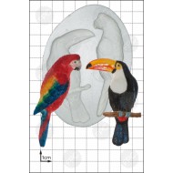 Παπαγάλος και Τουκάν Καλούπι Σιλικόνης - FPC