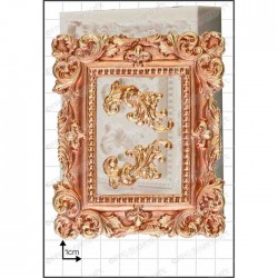 Μεγάλο Κάδρο - Καλούπι για Ζαχαρόπαστα - Σοκολάτα της FPC