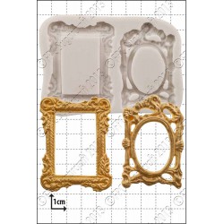 Κορνίζες - Καλούπι για Ζαχαρόπαστα - Σοκολάτα της FPC - (Picture Frames)