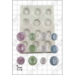 Κουμπιά Σετ - Καλούπι Σιλικόνης της FPC