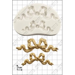 Κορδέλα Φιόγκος - Καλούπι για Ζαχαρόπαστα - Σοκολάτα της FPC- Ribbon Bows