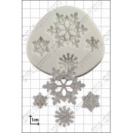 Χιονονιφάδες - Καλούπι για Ζαχαρόπαστα - Σοκολάτα της FPC