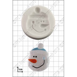 Χιονάνθρωπος Πρόσωπο - Καλούπι για Ζαχαρόπαστα - Σοκολάτα της FPC