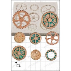 Γρανάζια Σετ Καλούπι σιλικόνης - της FPC