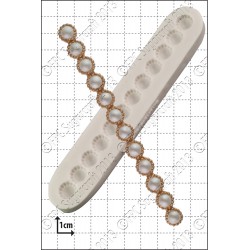Μια σειρά από διακοσμητικά μαργαριτάρια - Καλούπι Σιλικόνης - FPC