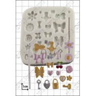 Μικρά Διακοσμητικά - Καλούπι για Ζαχαρόπαστα - Σοκολάτα της FPC-Tiny Decorations