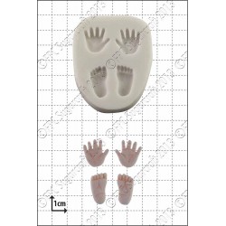 Μικρά Χέρια και Πόδια Καλούπι Σιλικόνης - FPC