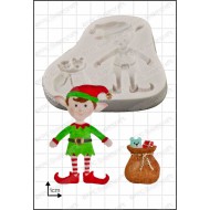 Ξωτικό Χριστουγεννιάτικο - Καλούπι για Ζαχαρόπαστα - Σοκολάτα της FPC