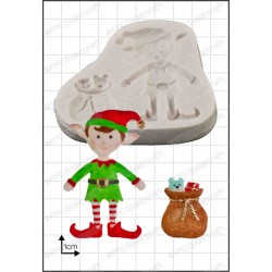 Ξωτικό Χριστουγεννιάτικο - Καλούπι για Ζαχαρόπαστα - Σοκολάτα της FPC