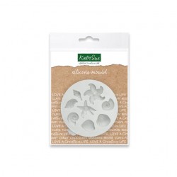 Kοχύλια και Αστερίες Μινιατούρες - Καλούπι σιλικόνης της Katy Sue 