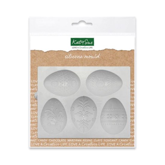 Αυγά Διακοσμημένα Καλούπι Ζαχαρόπαστας της Katy Sue (Decorative Eggs)