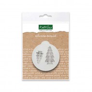 3D δέντρα μικρά και μεσαία Καλούπι Ζαχαρόπαστας της Katy Sue (3D Trees small and medium)