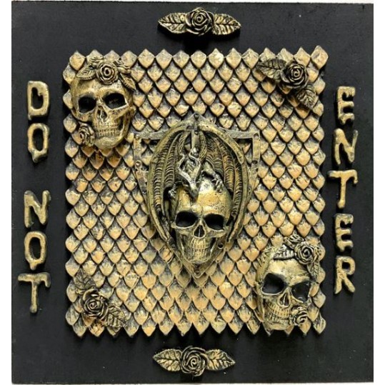 Κρανίο και Δράκος - Καλούπι Σιλικόνης - Katy Sue (Dragon Skull)