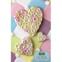 Button Hearts - φόρμα σιλικόνης - της Katy Sue