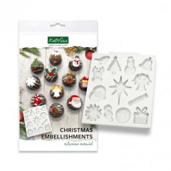 Χριστουγεννιάτικα Στολίδια - Καλούπι Σιλικόνης της Katy Sue (Xmas Embellishments)