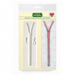 Ανοιχτό Φερμουάρ 15εκ - Καλούπι Σιλικόνης - της Katy Sue