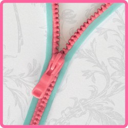 Ανοιχτό Φερμουάρ 15εκ - Καλούπι Σιλικόνης - της Katy Sue