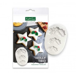 Καλούπι Σιλικόνης της Katy Sue - Τριπλό Γκι (Holly Trio)