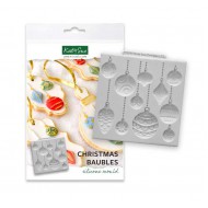Καλούπι Σιλικόνης της Katy Sue - Χριστουγεννιάτικες Μπάλες (Christmas Baubles)