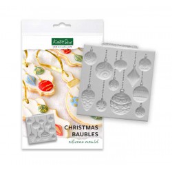 Καλούπι Σιλικόνης της Katy Sue - Χριστουγεννιάτικες Μπάλες (Christmas Baubles)