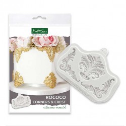 Γωνίες Τούρτας Rococo Καλούπι σιλικόνης - της Katy Sue