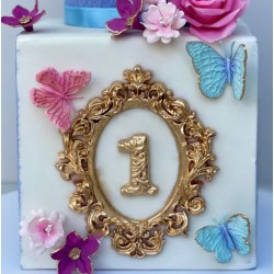 Μεγάλο Vintage Οβάλ - Καλούπι σιλικόνης - της Katy Sue