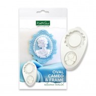 Καλούπι Σιλικόνης Katy Sue μινι Κορνίζα Οβαλ Καμεο 2 της Katy Sue