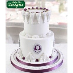 Καλούπι Σιλικόνης Katy Sue μινι Κορνίζα Οβαλ Καμεο 2 της Katy Sue