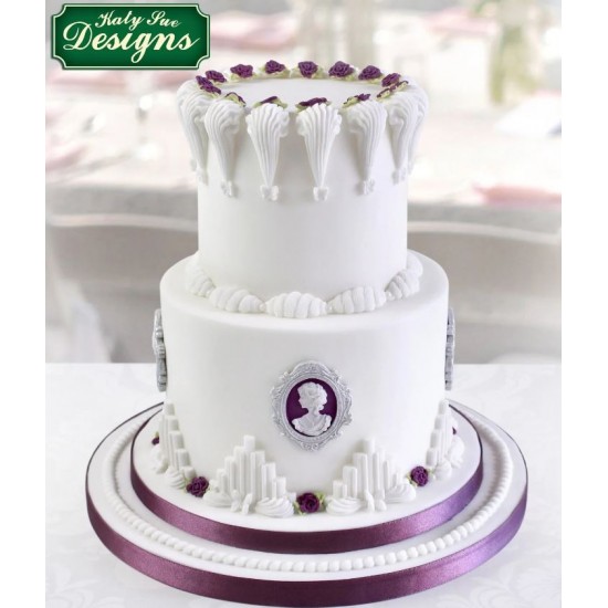 Καλούπι Σιλικόνης Katy Sue μινι Κορνίζα Οβαλ Καμεο 2 της Katy Sue