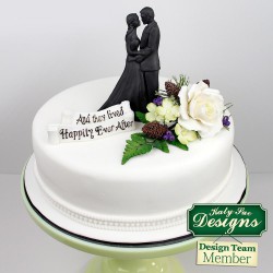 Γαμπρός και Νύφη φόρμα σιλικόνης - The Bride and Groom Molud - της Katy Sue