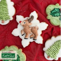 Τάρανδος Καλούπι Σιλικόνης - Reindeer Molud - της Katy Sue