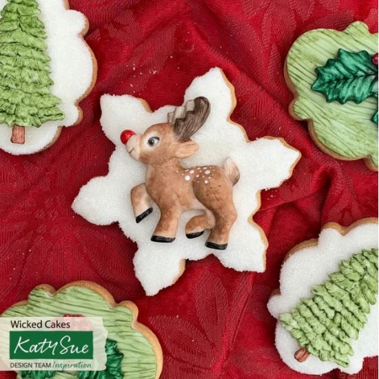 Τάρανδος Καλούπι Σιλικόνης - Reindeer Molud - της Katy Sue