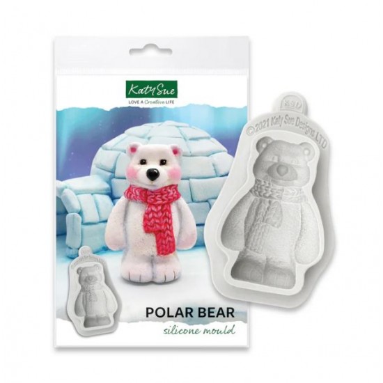 Πολικής Αρκούδα - Καλούπι Σιλικόνης της Katy Sue