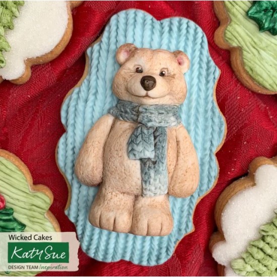 Πολικής Αρκούδα - Καλούπι Σιλικόνης της Katy Sue