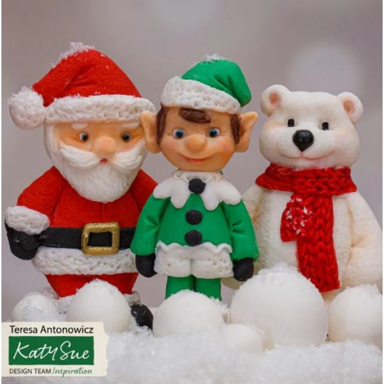 Άγιος Βασίλης - Καλούπι Σιλικόνης της Katy Sue