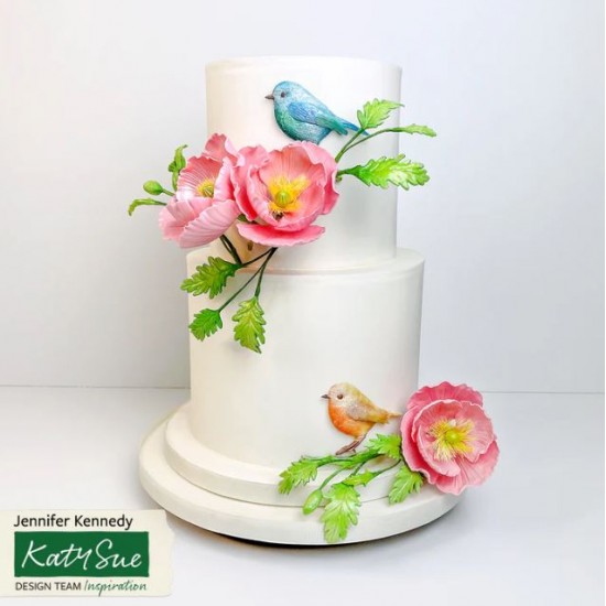 Κοκκινολαίμης - Robin - Καλούπι σιλικόνης της Katy Sue