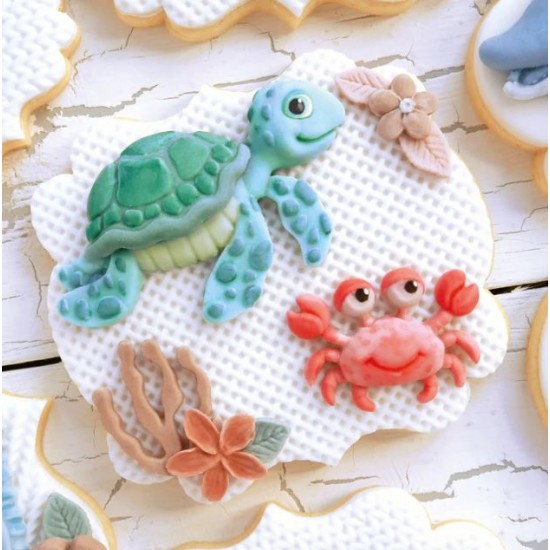 Χελωνάκι και Καβούρι - Καλούπι σιλικόνης - Turtle & Crab - της Katy Sue