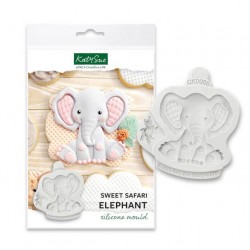 Ελεφαντάκι - Καλούπι Σιλικόνης - της Katy Sue