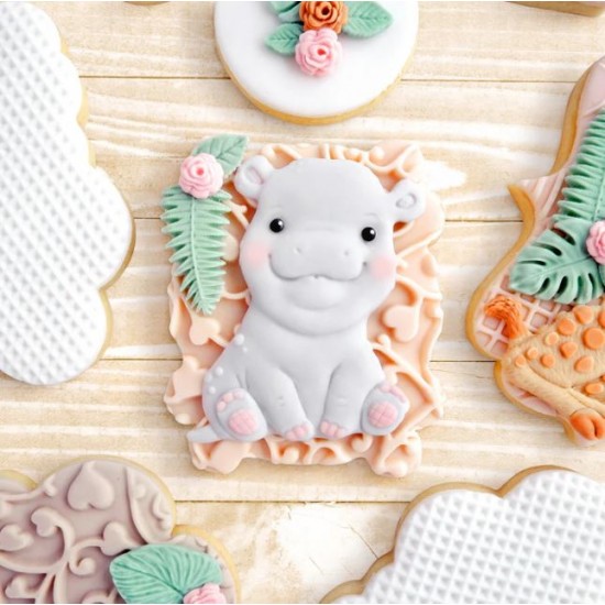 Ιπποπόταμος - Καλούπι Σιλικόνης - της Katy Sue