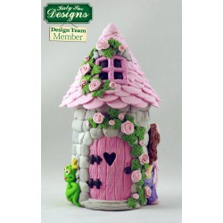 Μαγεμένο παράθυρο & λουλούδια - Καλούπι Σιλικόνης της Katy Sue (Enchanted Window & Flowers)