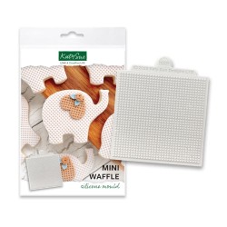 Υφή Βάφλας - Καλούπι Σιλικόνης της Katy Sue (Mini Waffle)