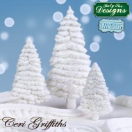 Έλατα - Καλούπι Σιλικόνης της Katy Sue (Fir Trees)