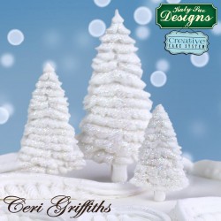 Έλατα - Καλούπι Σιλικόνης της Katy Sue (Fir Trees)