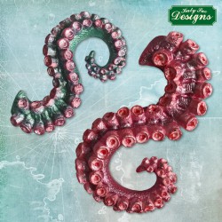 Πλοκάμια Θαλάσσιου Τέρατος - Καλούπι Σιλικόνης - της Katy Sue