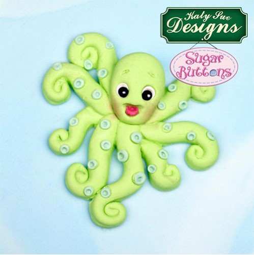 Καλούπι Σιλικόνης της Katy Sue - Χταπόδι (Octopus Sugar Buttons)